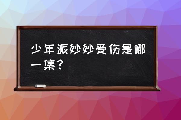 林妙妙自行车没气是哪几 少年派妙妙受伤是哪一集？