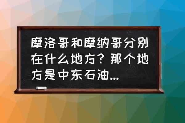 石油大亨手机版 摩洛哥和摩纳哥分别在什么地方？那个地方是中东石油大亨聚集的地方啊？