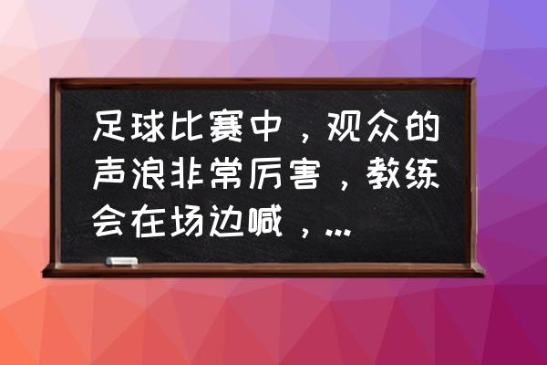 鸟叔有多厉害 足球比赛中，观众的声浪非常厉害，教练会在场边喊，布置战术，为什么不用喇叭？