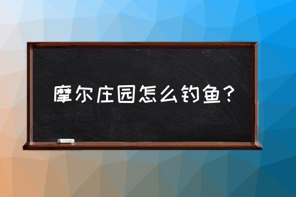 荒野大镖客2钓鱼按键顺序 摩尔庄园怎么钓鱼？