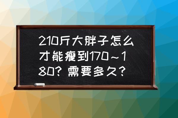 ps做篮球步骤 210斤大胖子怎么才能瘦到170～180？需要多久？