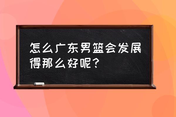 东莞篮球学校有什么前途 怎么广东男篮会发展得那么好呢？